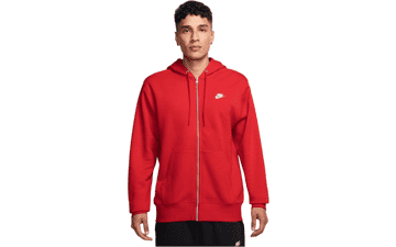 Nike Men's Club Full-Zip Fleece Hoodie