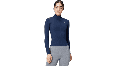 Nike Women's One Fitted Dri‑Fit Full‑Zip Jacket