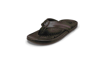 OluKai Mea Ola Mano Leather Sandals