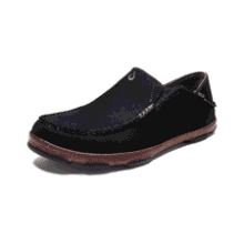 OluKai Moloa Leather Loafers – Slip‑On Men’s Casual Shoes