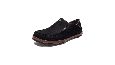 OluKai Moloa Leather Loafers – Slip‑On Men’s Casual Shoes