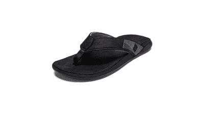OluKai Tuahine Waterproof Leather Sandals – Arch Support