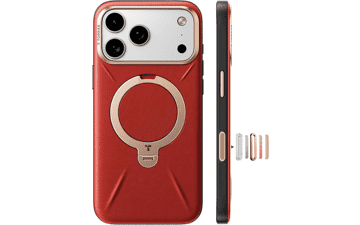 TORRAS Organic Leather iPhone 17 Pro Case with Kickstand