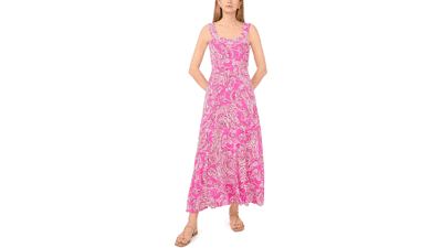Vince Camuto Women's Square Neck Maxi Dress