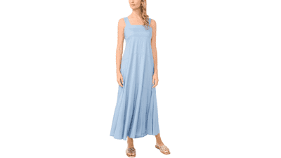 Vince Camuto Women's Square Neck Maxi Dress