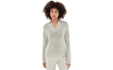 Vince Women's Cotton Cord Polo