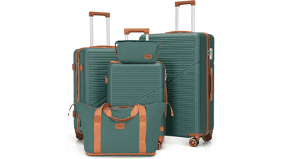 5-Piece Hardshell Luggage Set with TSA Lock & Spinner Wheels