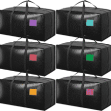 6 Pack Moving Bags 93L Heavy Duty