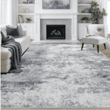 8x10 Washable Area Rug Blue Grey
