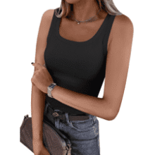 ANRABESS Women's Sleeveless Scoop Neck Tank Top