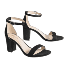 Ankis Chunky Heel Sandals – Open Toe Ankle Strap