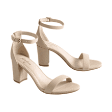 Ankis Women’s Chunky Heel Sandals – Open Toe, Ankle Strap