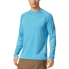 Baleaf Men's UPF 50+ Long Sleeve Rash Guard