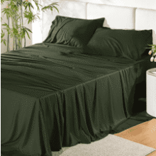 Bedsure PureWoven Bamboo Rayon Queen Sheets – Cooling, Soft, 4 Pack