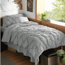 Bedsure Twin XL Comforter Set Grey – All-Season Down Alternative Bedding