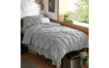 Bedsure Twin XL Comforter Set Grey – All-Season Down Alternative Bedding
