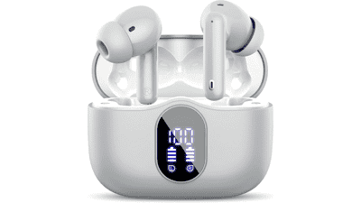 Bluetooth 5.4 Wireless Earbuds with Noise Cancelling, 36H Battery, IP7 Waterproof
