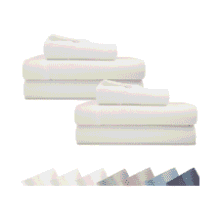 California Design Den 2-Pack Cotton Sateen Twin Sheets – 400 Thread Count, Good Housekeeping Seal, Ivory