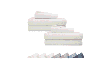 California Design Den 2-Pack Cotton Sateen Twin Sheets – 400 Thread Count, Good Housekeeping Seal, Ivory