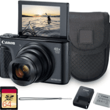 Canon PowerShot SX740 HS 20.3MP Camera Bundle