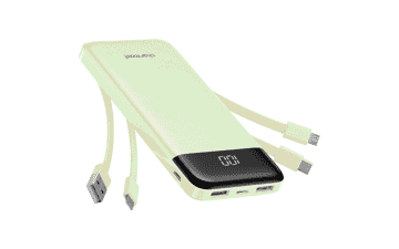 Charmast 10000mAh Portable Charger with 4 Built-in Cables