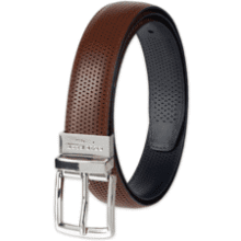 Cole Haan Men's Reversible Perforated Dress Belt