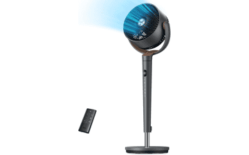 DREO 120° Oscillating Standing Fan – Quiet 20dB, 9 Speeds, Adjustable Height