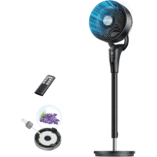 DREO 90ft Airflow Quiet Standing Fan