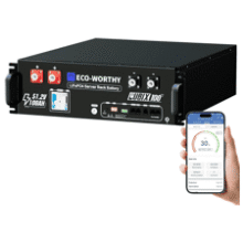 ECO-WORTHY Cubix100 48V 100Ah LiFePO4 Battery
