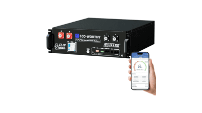 ECO-WORTHY Cubix100 48V 100Ah LiFePO4 Battery