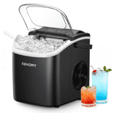 EUHOMY Countertop Ice Maker Machine