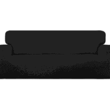 Easy-Going Stretch Oversized Sofa Slipcover – Washable Black