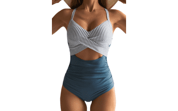 Eomenie Women's Tummy Control One-Piece Swimsuit