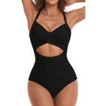 Eomenie Women's Tummy Control One-Piece Swimsuit