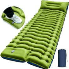 FUN PAC Ultralight Camping Sleeping Pad with Pillow