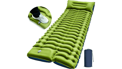 FUN PAC Ultralight Camping Sleeping Pad with Pillow