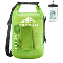 HEETA Waterproof Dry Bag Backpack with Phone Case