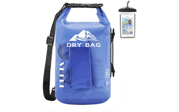 HEETA Waterproof Dry Bag Backpack with Phone Case – 5L to 40L Roll‑Top