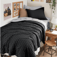HYMOKEGE Twin XL Seersucker Comforter Set – 5 Piece All-Season Bedding