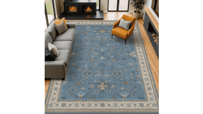 Hazo Haus Boho 9x12 Soft Area Rug