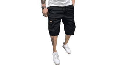 JMIERR Men's Cotton Chino Cargo Shorts