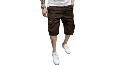 JMIERR Men's Stretch Twill Cargo Shorts