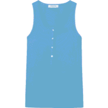 Lacoste Women's Slim Ribbed Cotton Tank Top