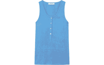 Lacoste Women's Slim Ribbed Cotton Tank Top