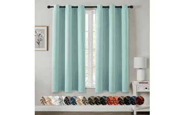 MIULEE Blackout Curtains 40x45 Aqua