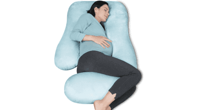 MOON PARK 57" U-Shaped Pregnancy Pillow – Full Body Support