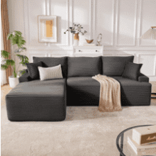 Mangodan Cloud L-Shaped Sectional Sofa