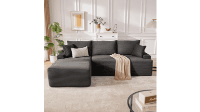 Mangodan Cloud L-Shaped Sectional Sofa