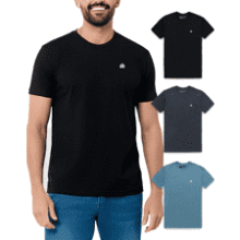 Mens Cotton Crew Neck Athletic Fit T-Shirts