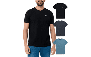 Mens Cotton Crew Neck Athletic Fit T-Shirts